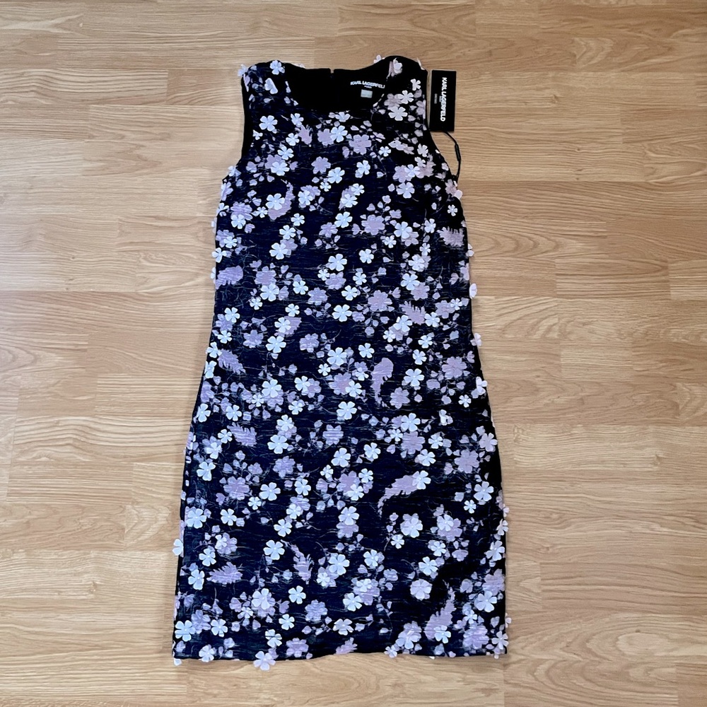 NWT Karl Lagerfeld floral sheath dress
